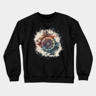 MTG | Faded Guild Wheel, gamer Crewneck Sweatshirt